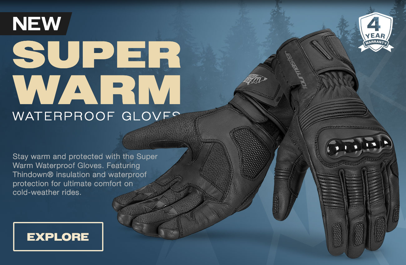 Tourmaster Super Warm Waterproof Gloves